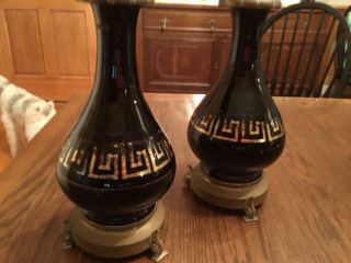 Rare French Oil Lamps from 1880 no chips or cracks on these lamps 7