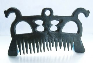 Very Rare Viking Bronze Comb