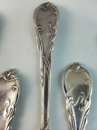 12 La Parisienne by Reed & Barton Sterling Silver Oval Place Soup Dessert Spoon 4