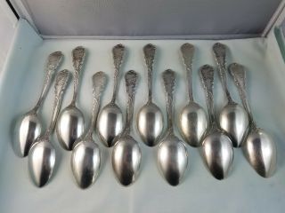 12 La Parisienne by Reed & Barton Sterling Silver Oval Place Soup Dessert Spoon 5