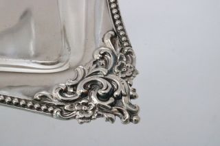 Art Nouveau Sterling Silver Square Tray by Theodore Starr 2