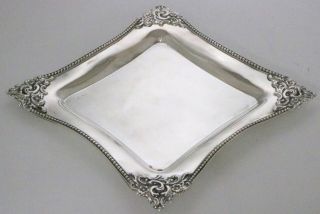 Art Nouveau Sterling Silver Square Tray by Theodore Starr 5