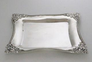 Art Nouveau Sterling Silver Square Tray by Theodore Starr 6