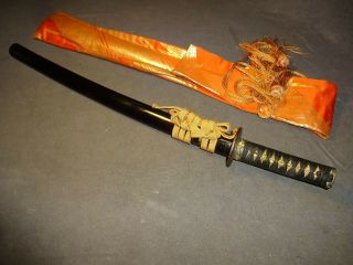 K98 Japanese Sword Wakizashi In Mountingsm Umetada Tsuba