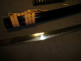 K98 Japanese sword wakizashi in mountingsm umetada tsuba 8