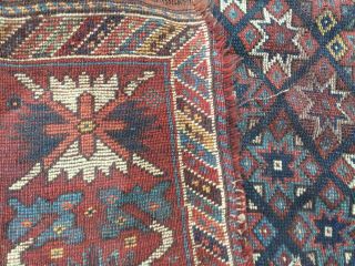 Antique tribal luri rug 4