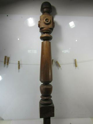 Antique Wooden Newel Post For Stairs