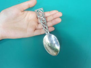 Amy Sandheim Arts & Crafts Sterling Silver Tea Caddy Spoon 1923