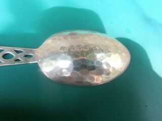 AMY SANDHEIM ARTS & CRAFTS STERLING SILVER TEA CADDY SPOON 1923 5