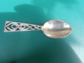 AMY SANDHEIM ARTS & CRAFTS STERLING SILVER TEA CADDY SPOON 1923 6