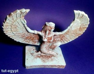 RARE ANCIENT EGYPTIAN ANTIQUE Isis Statue Stone 1460 - 1350 BC 4