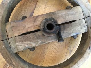 Antique Wooden Industrial Foundry Mold/Gear/ Wheel 5