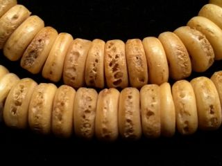 Rare Antique,  Tibetan,  Real Human Kapala Mala Prayer Beads 3