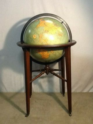 Vintage Weber Costello 16in.  Internationalist Globe With Kittinger Stand