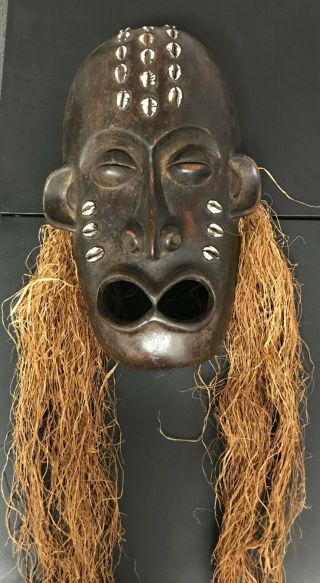 African Tikar Tribal Mask (cameroon,  West Coast Africa) 17.  5 " X 10 "