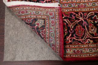 VINTAGE Traditional Floral Oriental Area RUG Hand - Knotted Wool RED Carpet 8x11 11