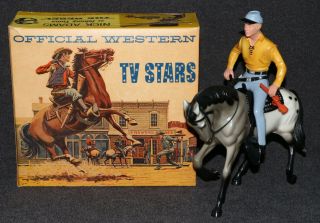 Hartland 9 " Cowboy 1961 Mib Johnny Yuma Rebel All Complete C9,