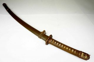 WW2 GUNTO Japanese Army Offier Military L - Wakizashi Sword Samurai Katana Nihonto 6