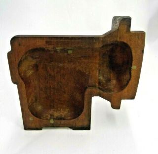 STANDING MAHOGANY FOUNDRY CASTING PATTERN SAND MOLD INDUSTRIAL SCULPTURE 2