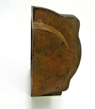 STANDING MAHOGANY FOUNDRY CASTING PATTERN SAND MOLD INDUSTRIAL SCULPTURE 3