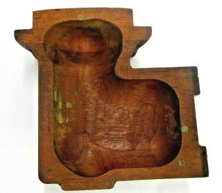 STANDING MAHOGANY FOUNDRY CASTING PATTERN SAND MOLD INDUSTRIAL SCULPTURE 5