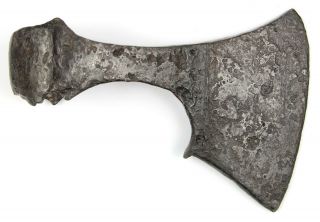 Ancient Rare Authentic Viking Kievan Rus Khazar Byzantin Iron Battle Axe 7 - 9 Ad