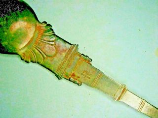 RARE AUGUSTA Ga souvenir spoon CONFEDERATE MEMORIAL 1878 Antique ROBERT.  E LEE 6