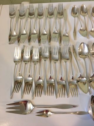 Vintage John Prip Reed & Bardon - LARK Pattern - 79Pieces Sterling Silver 2