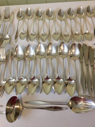 Vintage John Prip Reed & Bardon - LARK Pattern - 79Pieces Sterling Silver 3