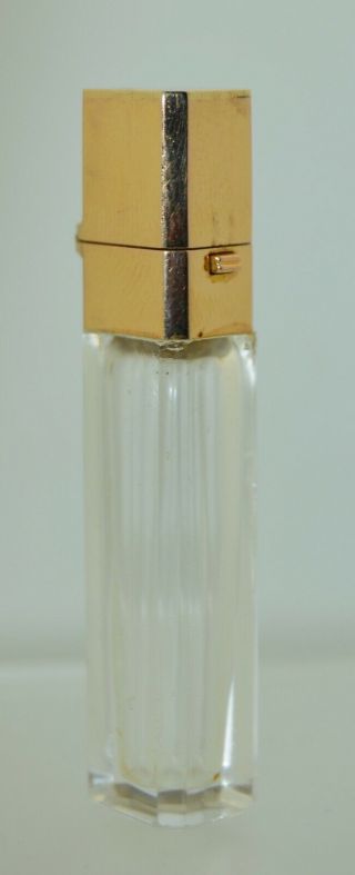 French 18k Petite Travel Perfume Bottle With Spring Stopper