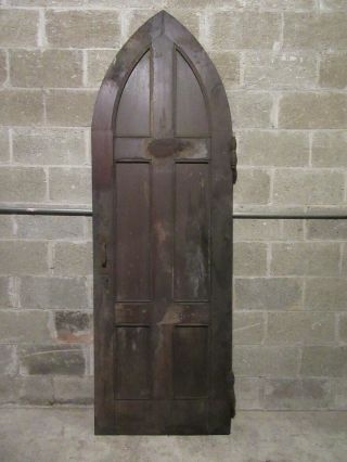 Antique Door With Gothic Arched Top 29 X 88 Architectural Salvage