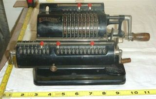 Antique Mechanical Walther Rmz Four Function Calculator - Germany - S/n 19984