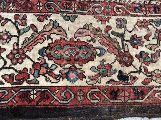 Auth: Early 19th C Antique Rug RARE 12x13 Organic Ancient Chic Collectible NR 7
