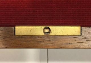 Vintage Hand Crafted Wood Show Or Display Case With Burl Design 9