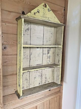 Antique Wood Wall Mounted Cabinet Shelf Kitchen Bathroom Bethroom