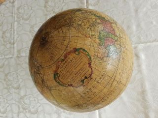 1728 First Edition EXTREMELY RARE Doppelmayer terrestrial globe 2