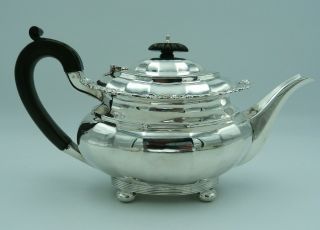 Silver Tea Set Vines - Teapot,  Cream Jug,  Sugar Bowl 1139g - Kettle As Well 2