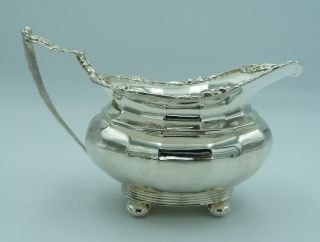 Silver Tea Set Vines - Teapot,  Cream Jug,  Sugar Bowl 1139g - Kettle As Well 7