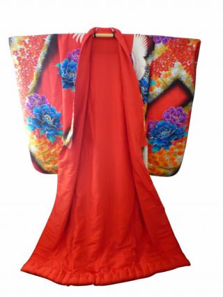 Breath Taking Yuzen Uchikake Wedding Kimono
