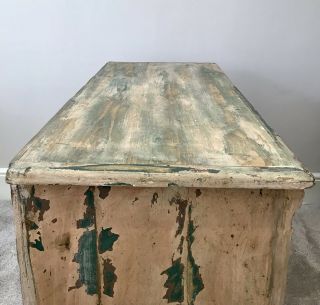 LOVELY ANTIQUE 19th CENTURY FRENCH DISTRESSED PAINTED PINE DRESSER 5