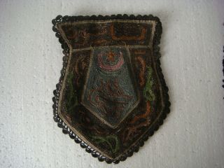 Rrr Rare Antique Ottoman Turkish Purse Bag Hand Embroidered