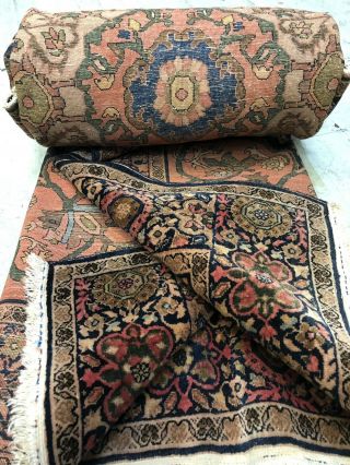 Auth: 19th C Antique Rug Organic Paper Thin Collectors Beauty 4x7 NR 12