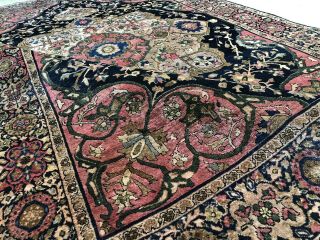 Auth: 19th C Antique Rug Organic Paper Thin Collectors Beauty 4x7 NR 2