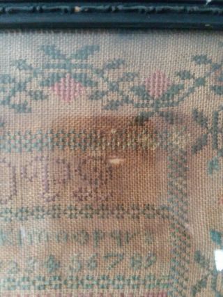 1833 Sampler Sarah Maria Mc Avey historical importance 4