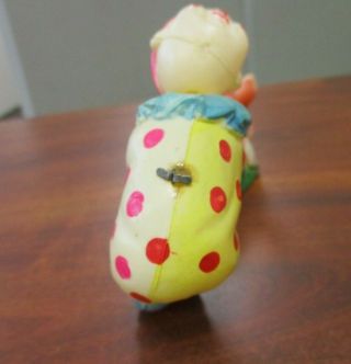 VINTAGE SHIMAZAKI MADE IN OCCUPIED JAPAN CELLULOID WIND UP JOLLY PIG & BOX 4