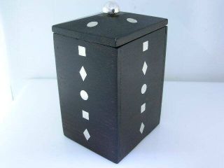 Rare Mexican Sterling & Wooden Tea Caddy by SPRATLING Taxco Mexico 2
