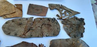 Egyptian Pharaonic Fragments Of Kiddy Sandal Shoes