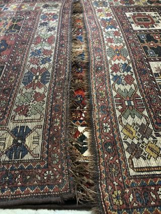 Auth: Antique Luri Nomadic Rug Rare CharMahal Collectors Garden Beauty 5x13 NR 11