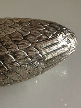 Tane J.  MARMOLEJOS Mexican Mexico Sterling Silver 925 table Centerpiece duck box 4