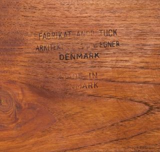 Mid Century Danish Modern Nesting Tables Hans Wegner Andreas Tuck Teak Oak 3 Set 6